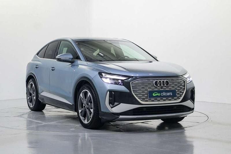 Usado Audi Q4 Sportback e-tron S-Line 219 kW (299 CV) 2023 Azul SUV