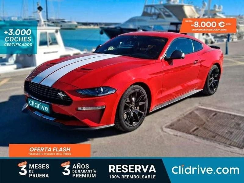 Rojo Usado 2020 Ford Mustang Fastback Coupe | 31.190 € (Super precio) - Imagen 1/4