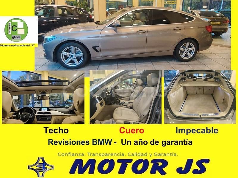Beige Usado 2015 BMW 318 Gran Turismo Berlina | 13.750 € (Precio justo) - Imagen 1/4