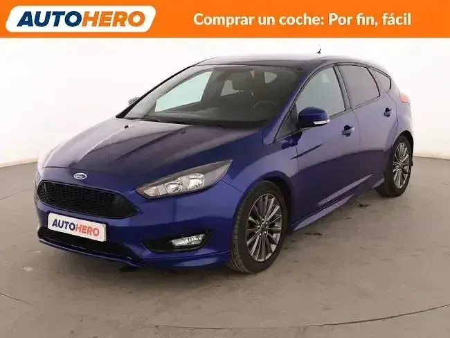 Usado Ford Focus ST-Line 125 CV (91 kW) 2017 Azul Berlina