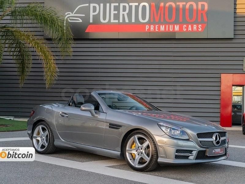 Usado Mercedes SLK350 306 CV (225 kW) 2013 Gris / plata Descapotable