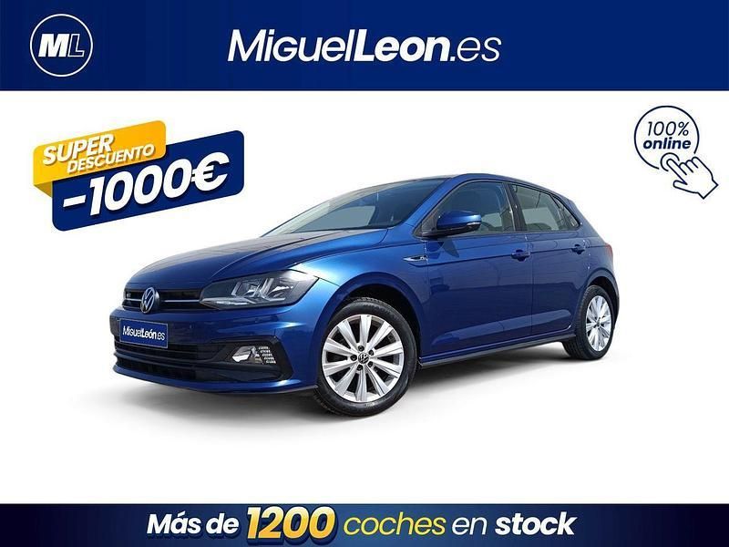 Azul Usado 2021 VW Polo R-line Berlina | 13.985 € (Precio justo) - Imagen 1/3