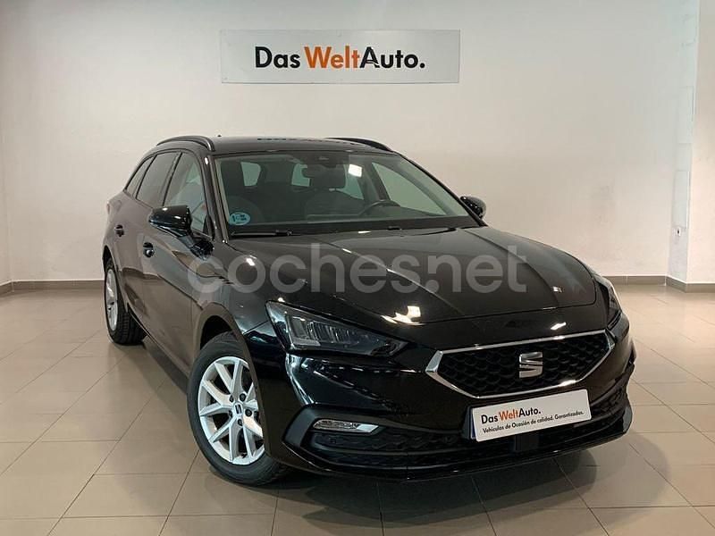 Negro Usado 2021 Seat Leon Style Familiar | 16.990 € (Super precio) - Imagen 1/4
