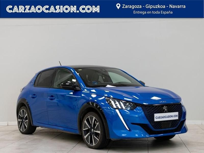 Azul Usado 2020 Peugeot e-208 GT Utilitario | 15.500 € (Precio justo) - Imagen 1/4