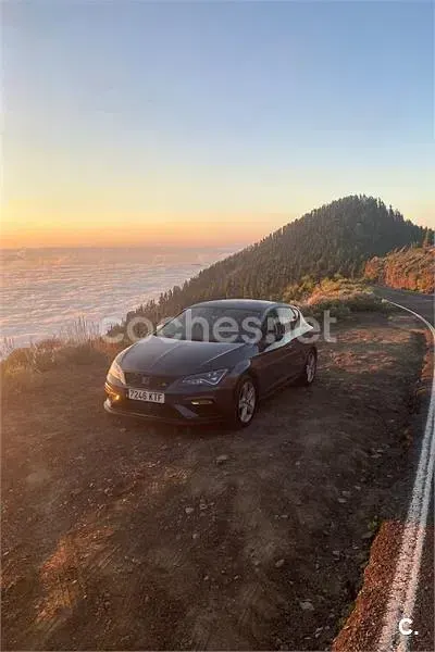 Usado Seat Leon FR 150 CV (110 kW) 2019 Negro Berlina