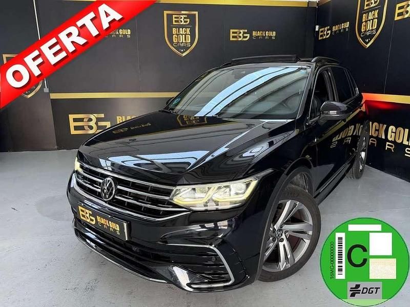 Usado VW Tiguan R-line 150 CV (110 kW) 2021 Negro SUV