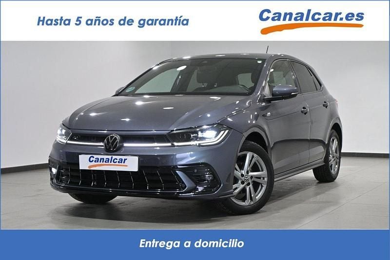 Gris Usado 2022 VW Polo R-line Berlina | 16.490 € (Precio justo) - Imagen 1/4