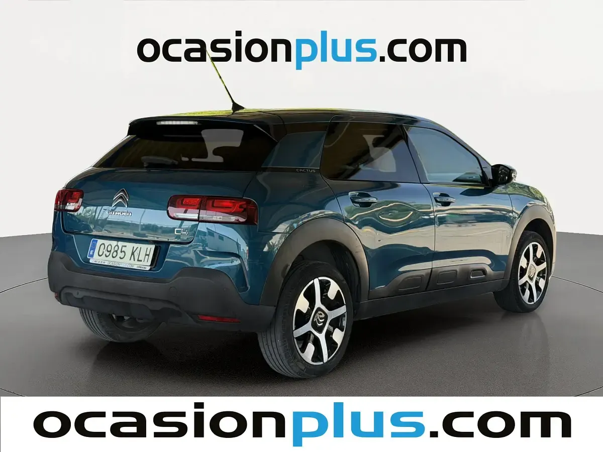 Usado Citroën C4 Cactus Shine 99 CV (72 kW) 2018 Azul Utilitario
