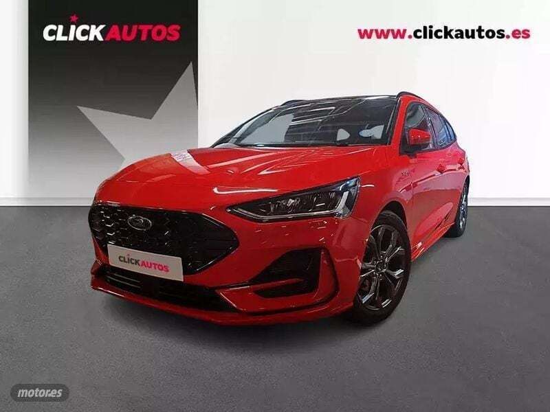 Rojo Usado 2024 Ford Focus ST-Line Familiar | 23.500 € (Precio justo) - Imagen 1/4