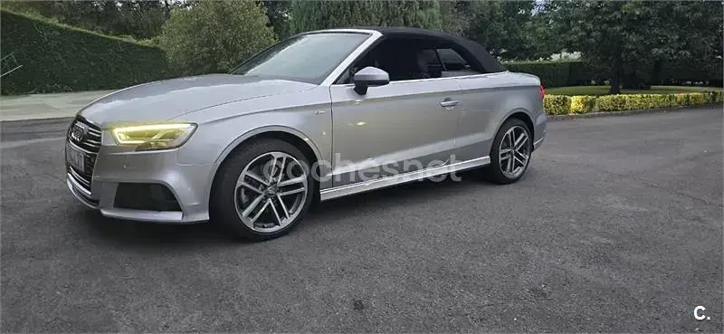 Usado Audi A3 Cabriolet 190 CV (139 kW) 2019 Gris / plata Descapotable