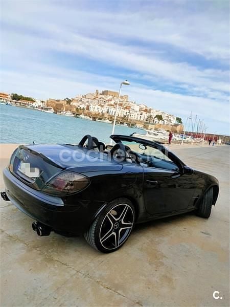 Negro Usado 2006 Mercedes SLK200 Descapotable | 10.500 € (Precio justo) - Imagen 1/4