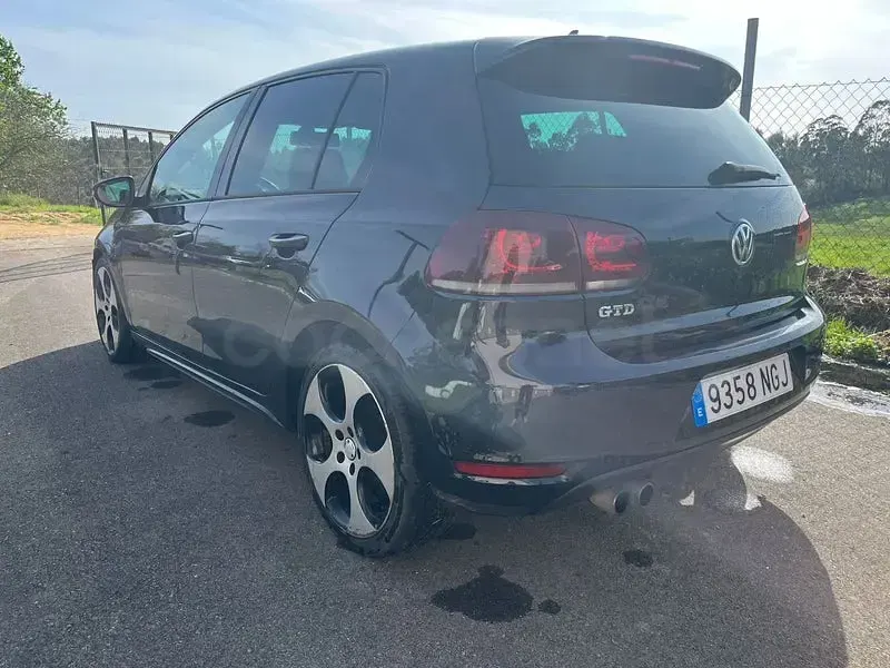 Usado VW Golf VI GTD 170 CV (125 kW) 2009 Negro Utilitario