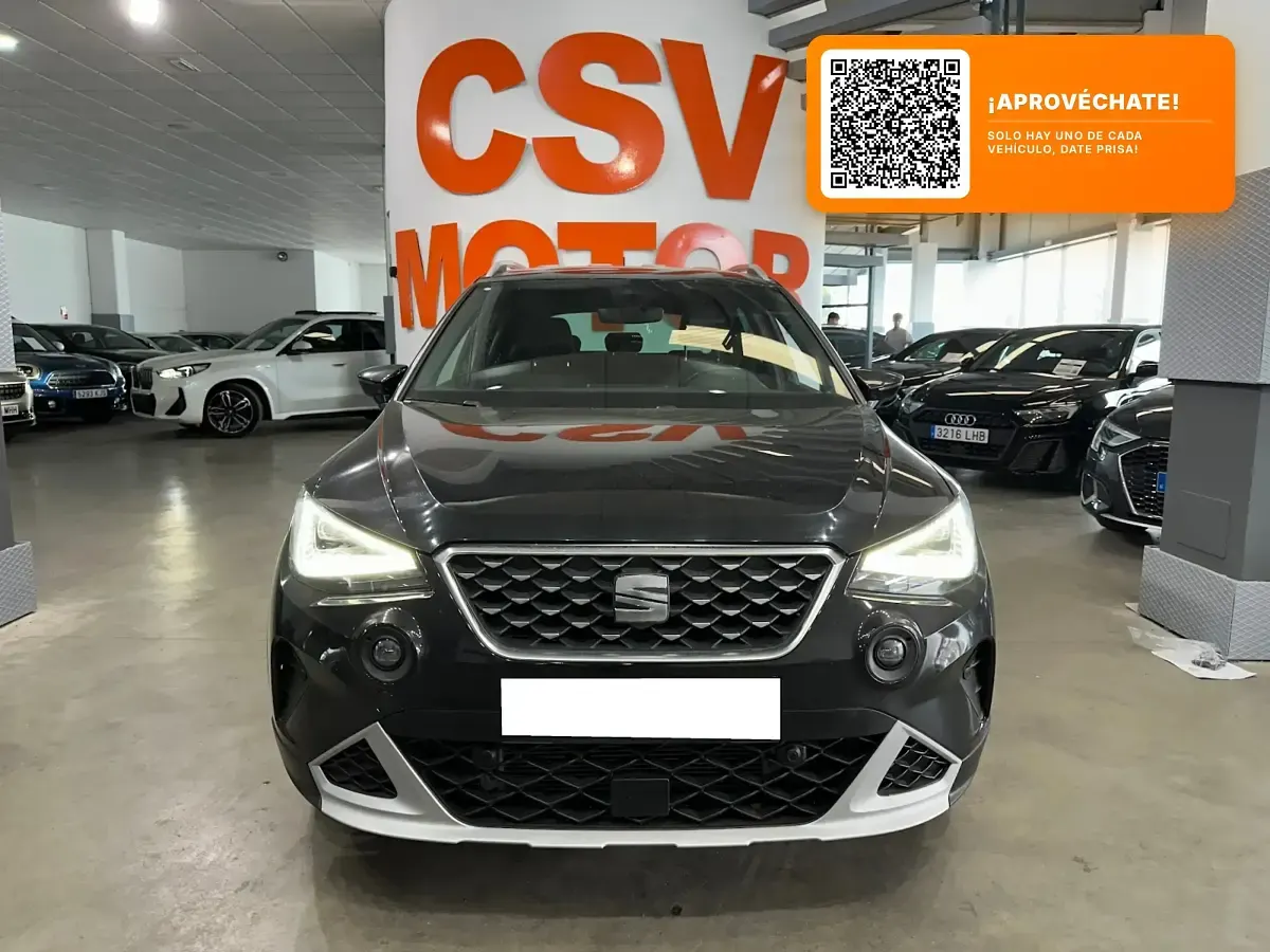 Usado Seat Arona Xperience 110 CV (80 kW) 2022 Negro SUV
