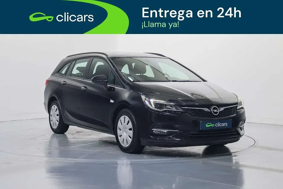 Usado Opel Astra S 105 CV (77 kW) 2021 Negro Familiar