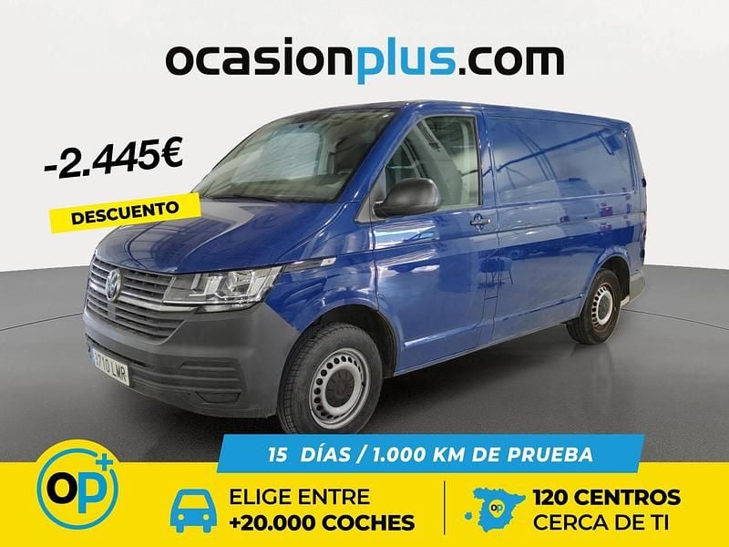 Azul Usado 2021 VW T6.1 Van | 23.600 € (Precio justo) - Imagen 1/4