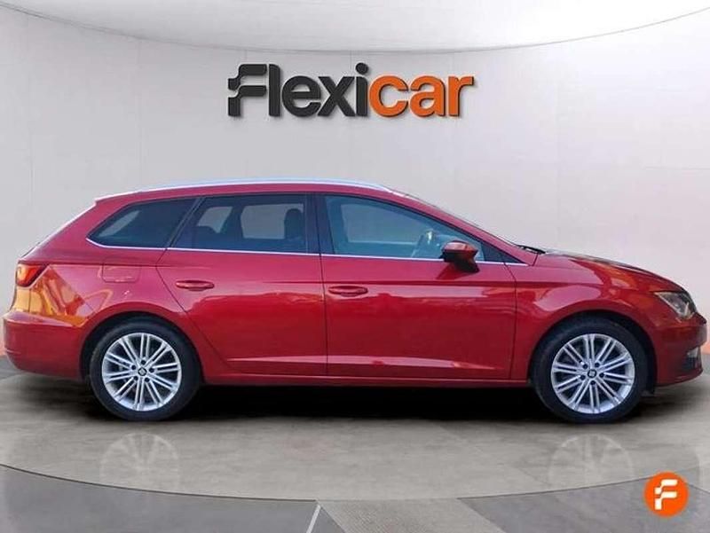 Usado Seat Leon ST 180 CV (132 kW) 2018 Naranja Familiar