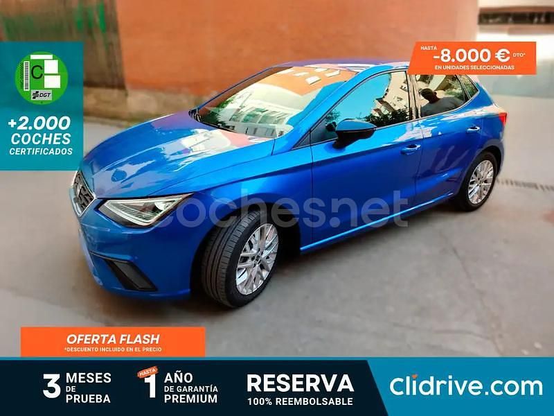 Azul Usado 2024 Seat Ibiza FR Berlina | 20.290 € (Caro) - Imagen 1/3