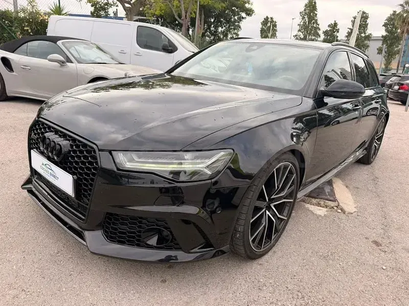 Usado Audi RS6 605 CV (444 kW) 2016 Negro Familiar