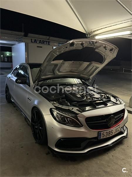Usado Mercedes C63 AMG AMG 476 CV (350 kW) 2015 Gris / plata Berlina