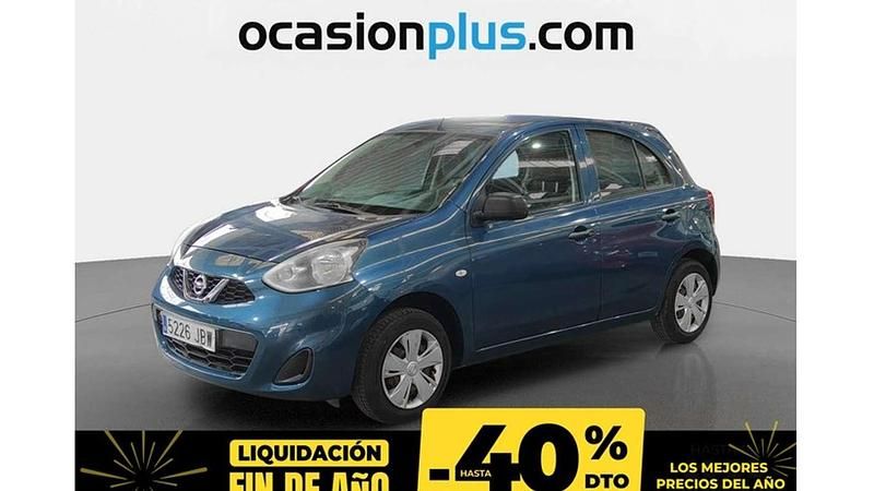 Azul Usado 2014 Nissan Micra Visia Utilitario | 8300 € (Precio justo) - Imagen 1/4