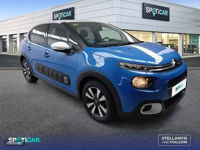 Usado Citroën C3 Shine 99 CV (72 kW) 2020 Azul Utilitario