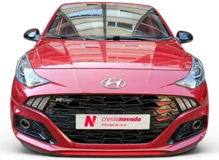 Usado Hyundai i10 N Line 84 CV (61 kW) 2022 Granate Utilitario