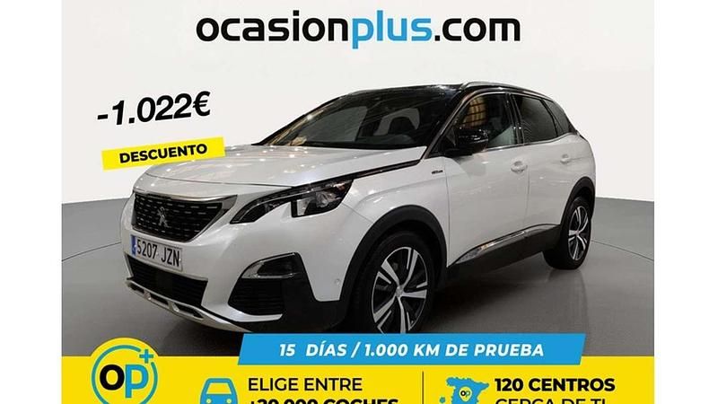 Usado Peugeot 3008 GT-line 120 CV (88 kW) 2017 Blanco SUV