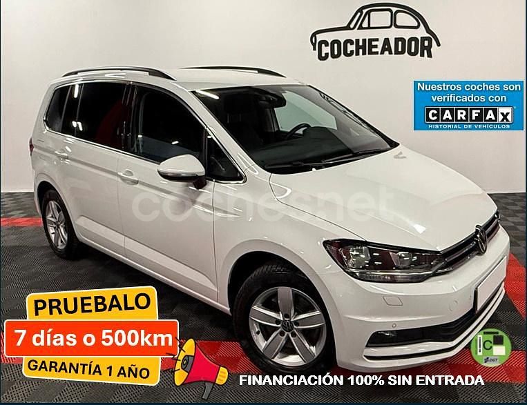Blanco Usado 2023 VW Touran Advance Monovolumen | 27.999 € (Buen precio) - Imagen 1/3