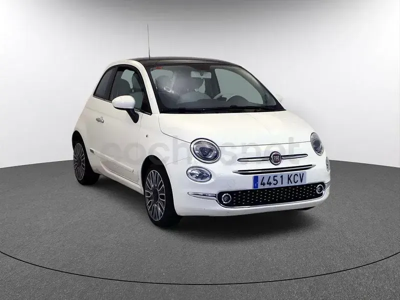 Usado Fiat 500 Lounge 69 CV (50 kW) 2017 Blanco Berlina