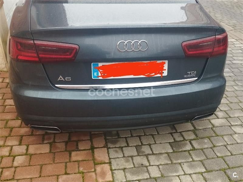 Usado Audi A6 218 CV (160 kW) 2015 Gris / plata Berlina