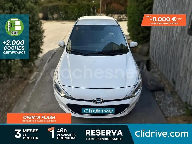 Blanco Usado 2018 Hyundai i20 Berlina | 8990 € (Precio justo) - Imagen 1/3