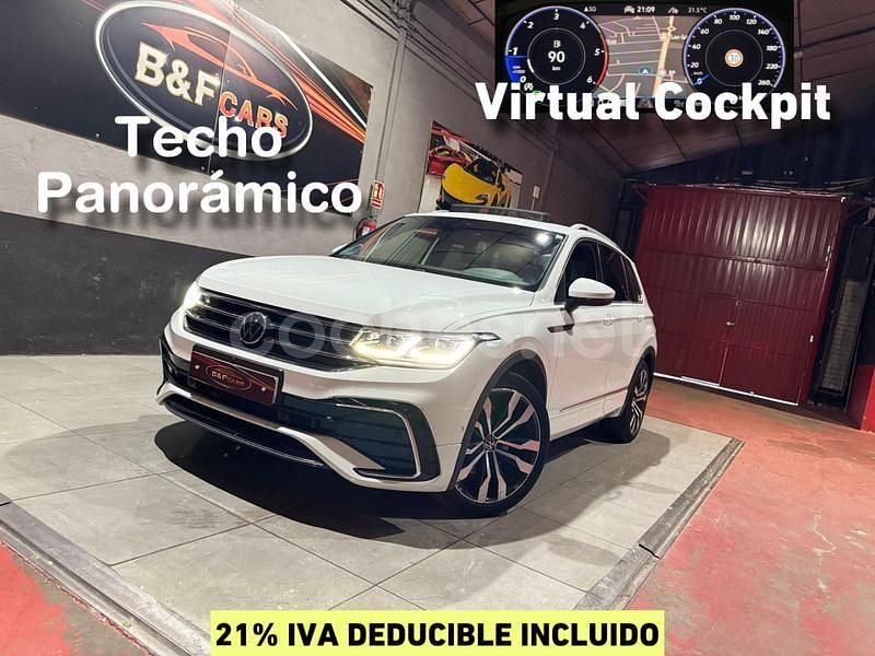 Blanco Usado 2021 VW Tiguan R-line SUV | 33.990 € (Precio justo) - Imagen 1/4