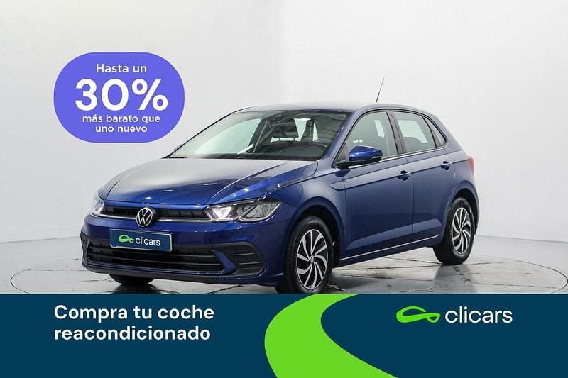 Azul Usado 2023 VW Polo Life Berlina | 18.290 € (Precio justo) - Imagen 1/4