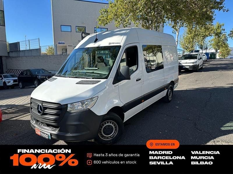 Blanco Usado 2022 Mercedes Sprinter Van | 25.495 € (Precio justo) - Imagen 1/4