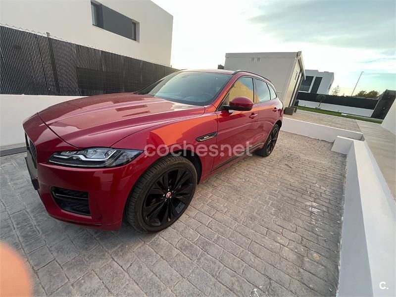 Usado Jaguar F-Pace R-Sport 180 CV (132 kW) 2017 Rojo SUV