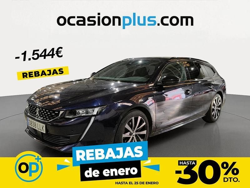 Azul Usado 2020 Peugeot 508 GT-line Familiar | 16.990 € (Precio justo) - Imagen 1/4