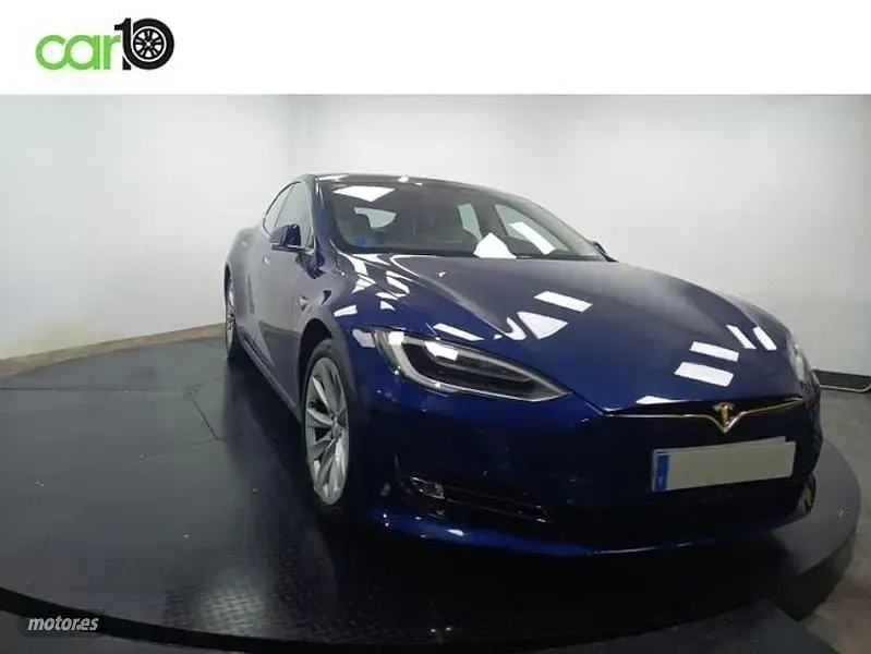 Usado Tesla Model S 340 kW (463 CV) 2018 Azul Utilitario