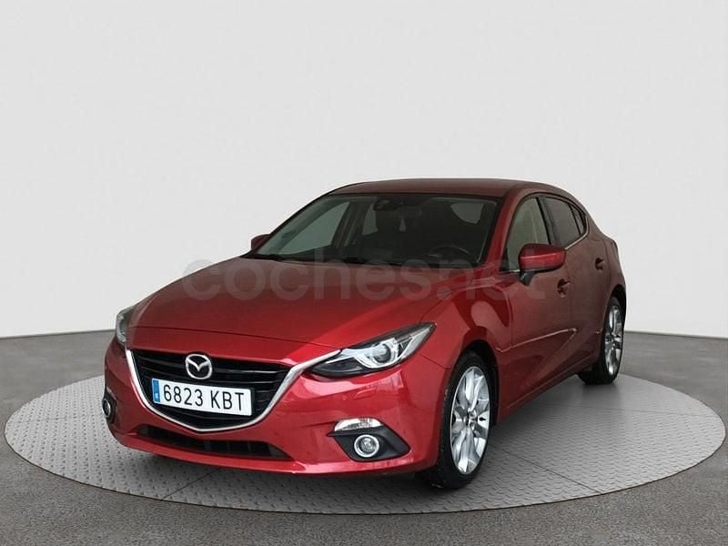 Granate Usado 2017 Mazda 3 Berlina | 9900 € (Buen precio) - Imagen 1/4