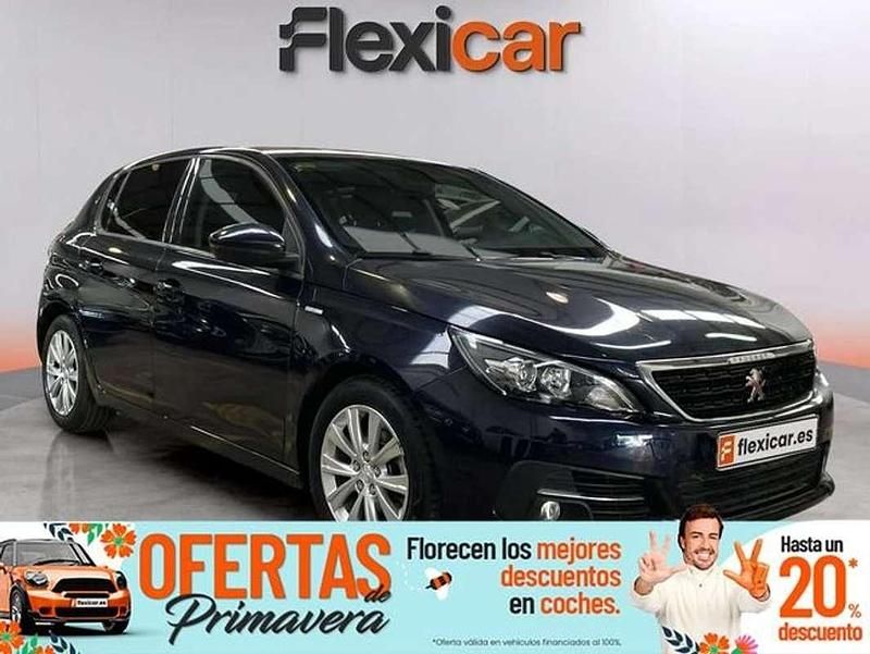 Usado Peugeot 308 Active 131 CV (96 kW) 2020 Negro Utilitario