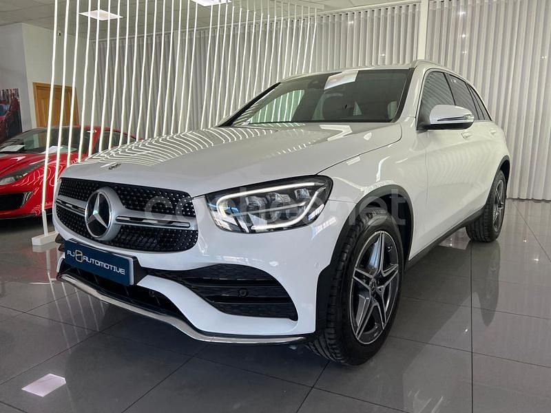 Blanco Usado 2021 Mercedes GLC220 SUV | 44.990 € (Caro) - Imagen 1/4