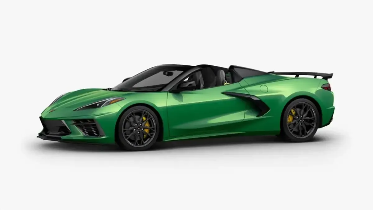 Nuevo Chevrolet Corvette Stingray 502 CV (369 kW) 2026 Verde Descapotable