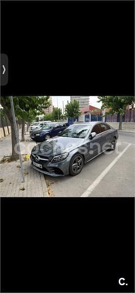 Usado Mercedes C200 136 CV (100 kW) 2019 Gris / plata Berlina