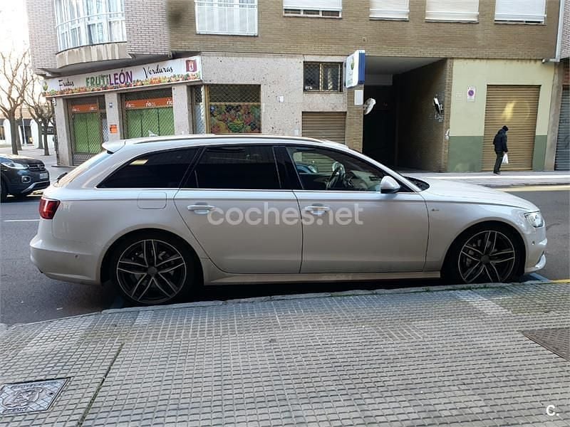 Usado Audi A6 S-Line 272 CV (200 kW) 2017 Blanco Familiar