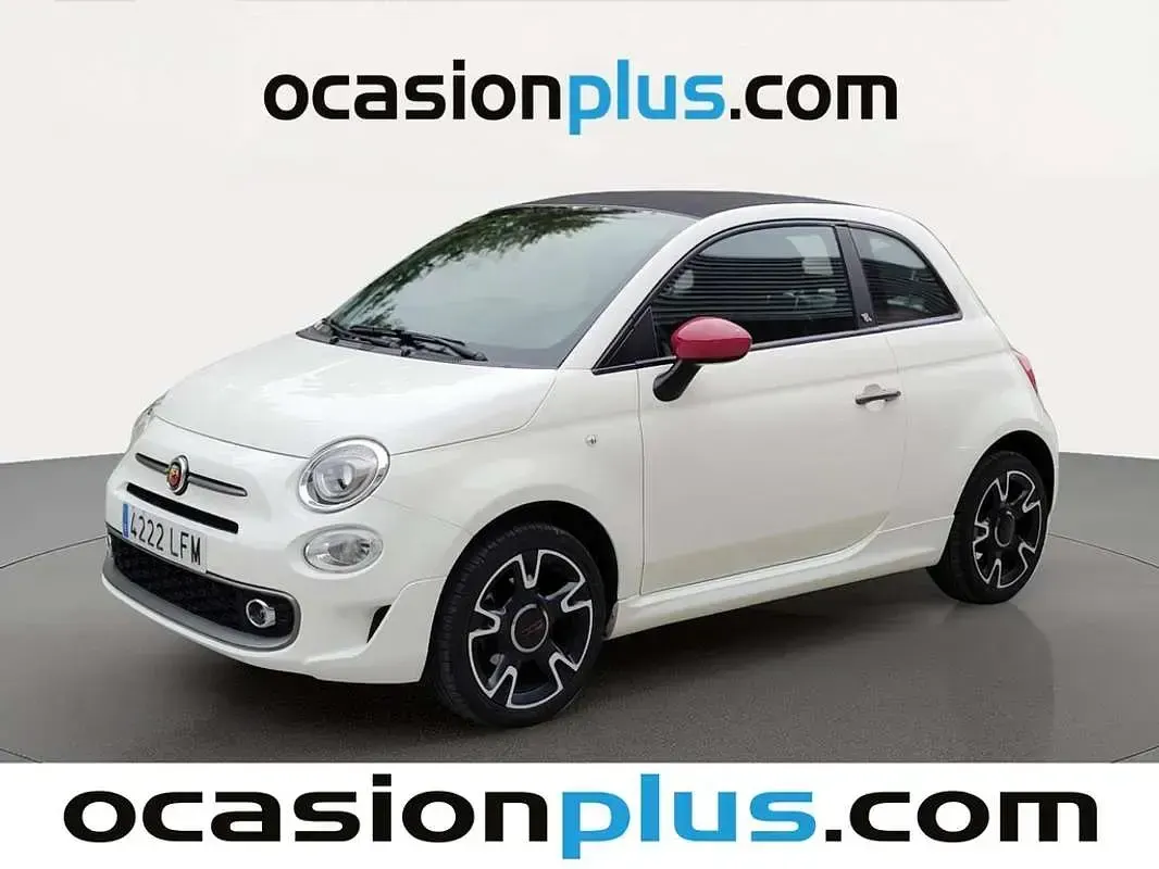 Usado Fiat 500C S 69 CV (50 kW) 2020 Blanco Descapotable