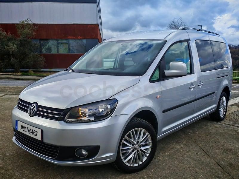 Usado VW Caddy Maxi Trendline 140 CV (102 kW) 2015 Gris / plata Monovolumen