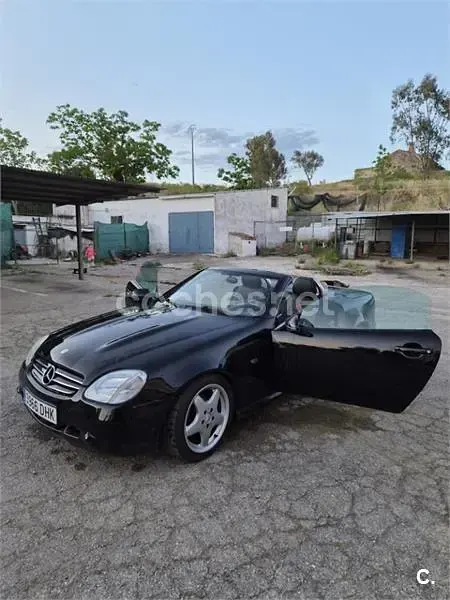 Usado Mercedes SLK230 193 CV (141 kW) 1997 Negro Descapotable