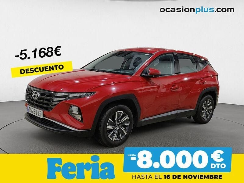 Rojo Usado 2022 Hyundai Tucson SUV | 20.990 € (Precio justo) - Imagen 1/3