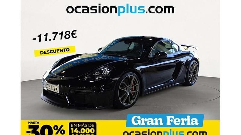 Negro Usado 2022 Porsche Cayman GT4 Coupe | 114.000 € (Super precio) - Imagen 1/4