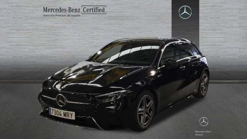 Negro noche Usado 2024 Mercedes A180 AMG line Berlina | 35.800 € (Un poco caro) - Imagen 1/4