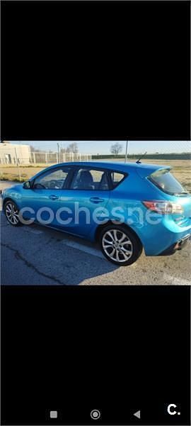 Usado Mazda 3 Style 105 CV (77 kW) 2009 Azul Berlina